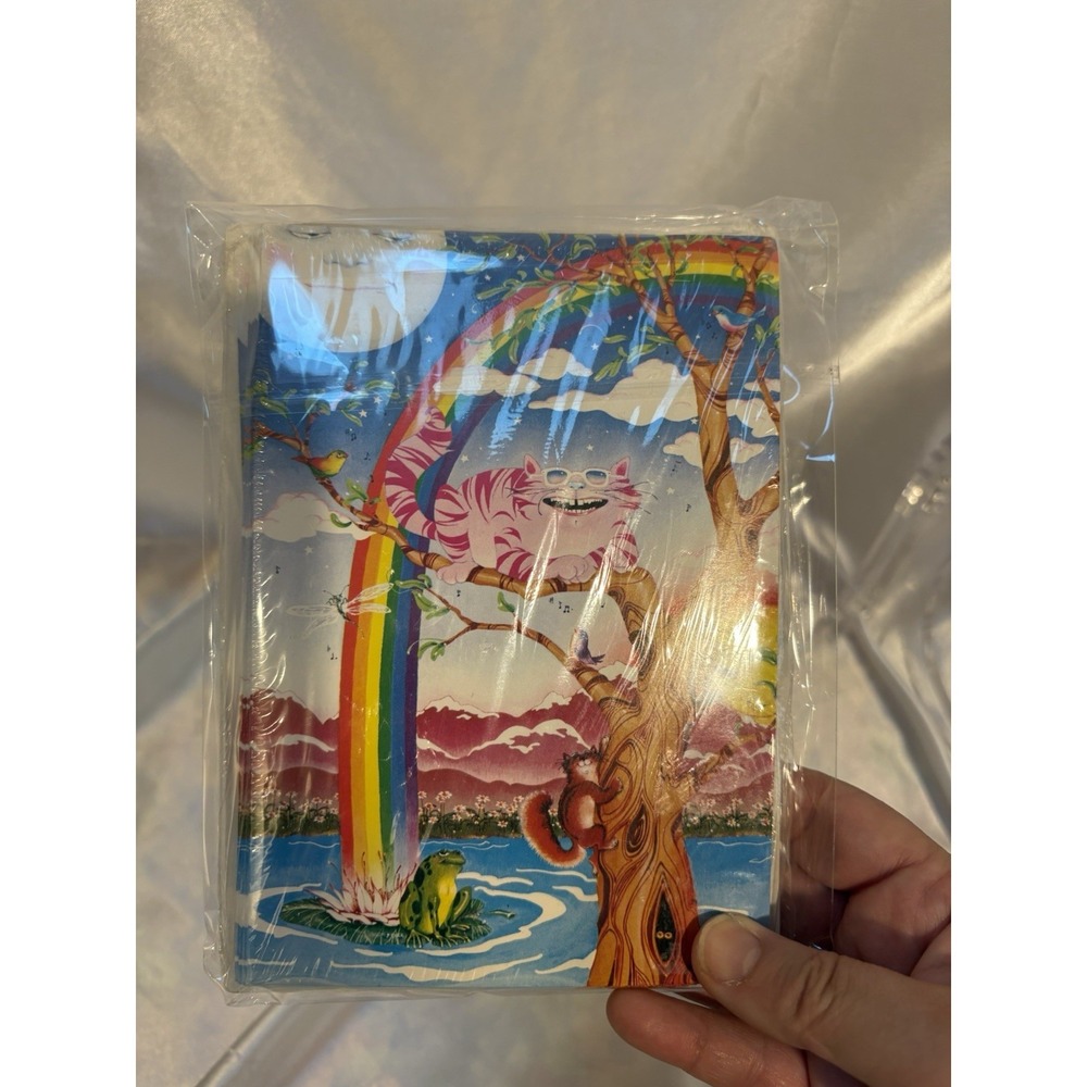 Rare Paper Moon Graphics Sealed note cards Cheshire Cat by Maxine Miller. 1977